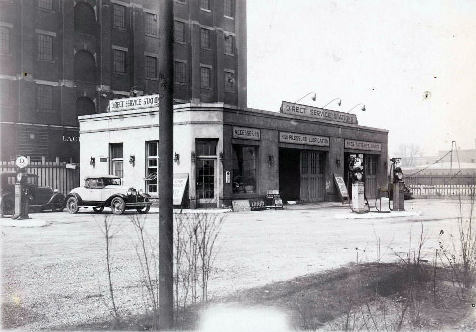 #53 Spadina & Front looking northeast, 1930