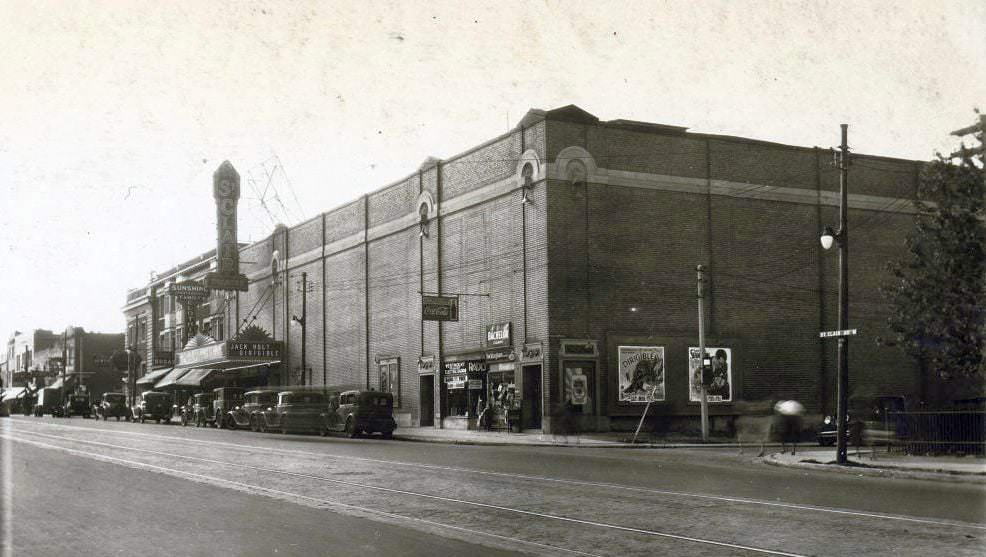 #65 St. Clair Theatre, St. Clair Avenue West, north side, between Dufferin Street and Westmount Avenue. View is looking north-west, 1930