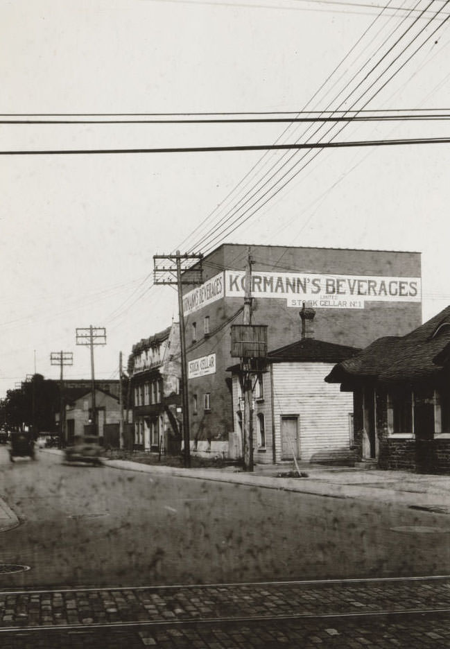 #77 Kormann’s Beverages Limited manufacture’s complex, Sherbourne Street, east side, south of Queen Street East, 1931