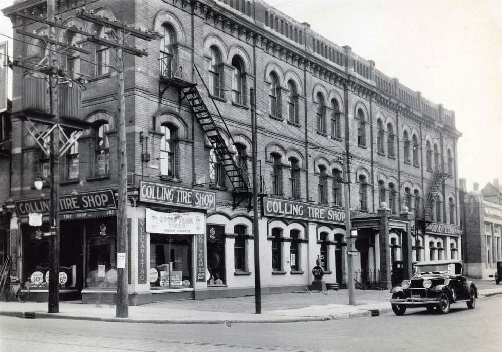 #81 Colling Tire Shop – 495 Yonge Street, 1931