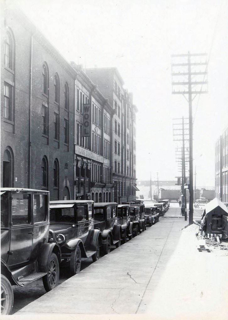 #95 Church Street looking south to the Esplanade. Clear view of the harbour & the Island back in 1930