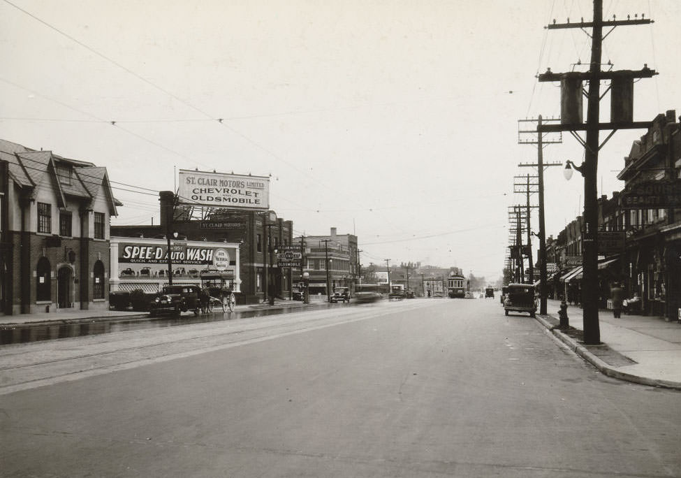 #147 St. Clair Avenue West, west of Arlington Avenue. View is looking south-west, 1933