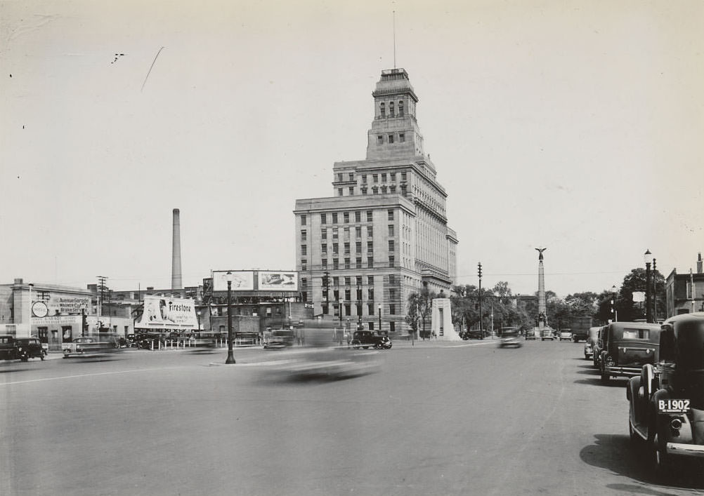 #157 University & Richmond looking north, 1935