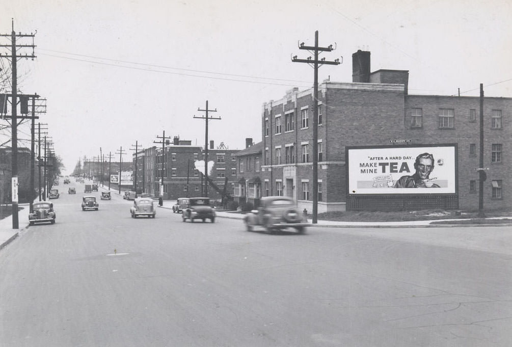 #4 Eglinton Avenue West and Lascelles Boulevard. View is looking south-east, 1936