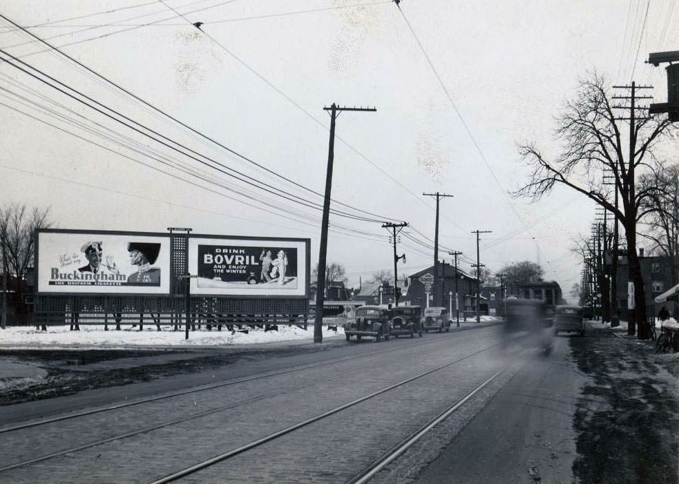 #24 Queen Street East and Rushbrooke Avenue looking south-west, 1936