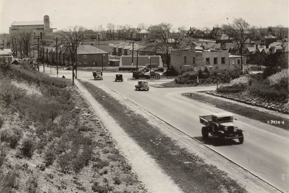 #143 Looking southwest to Bathurst & Eglinton, 1939