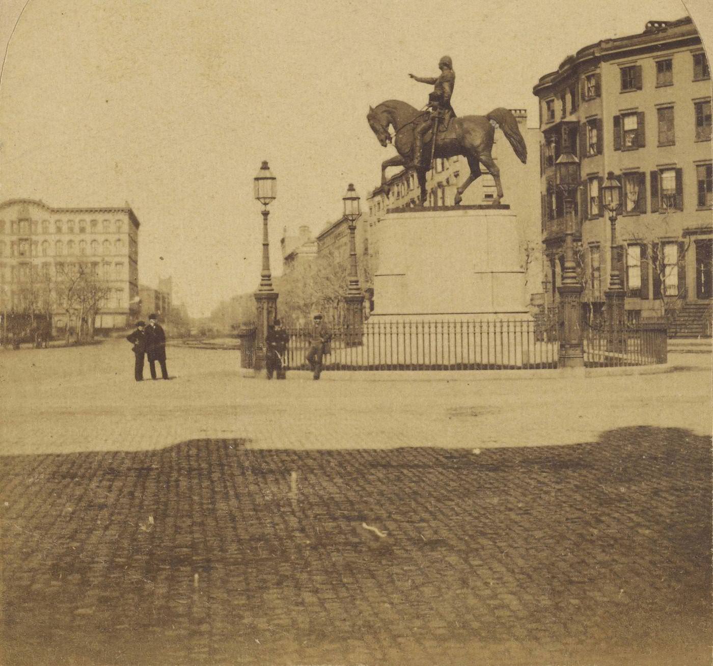 #97 Statue of Washington, 1860s