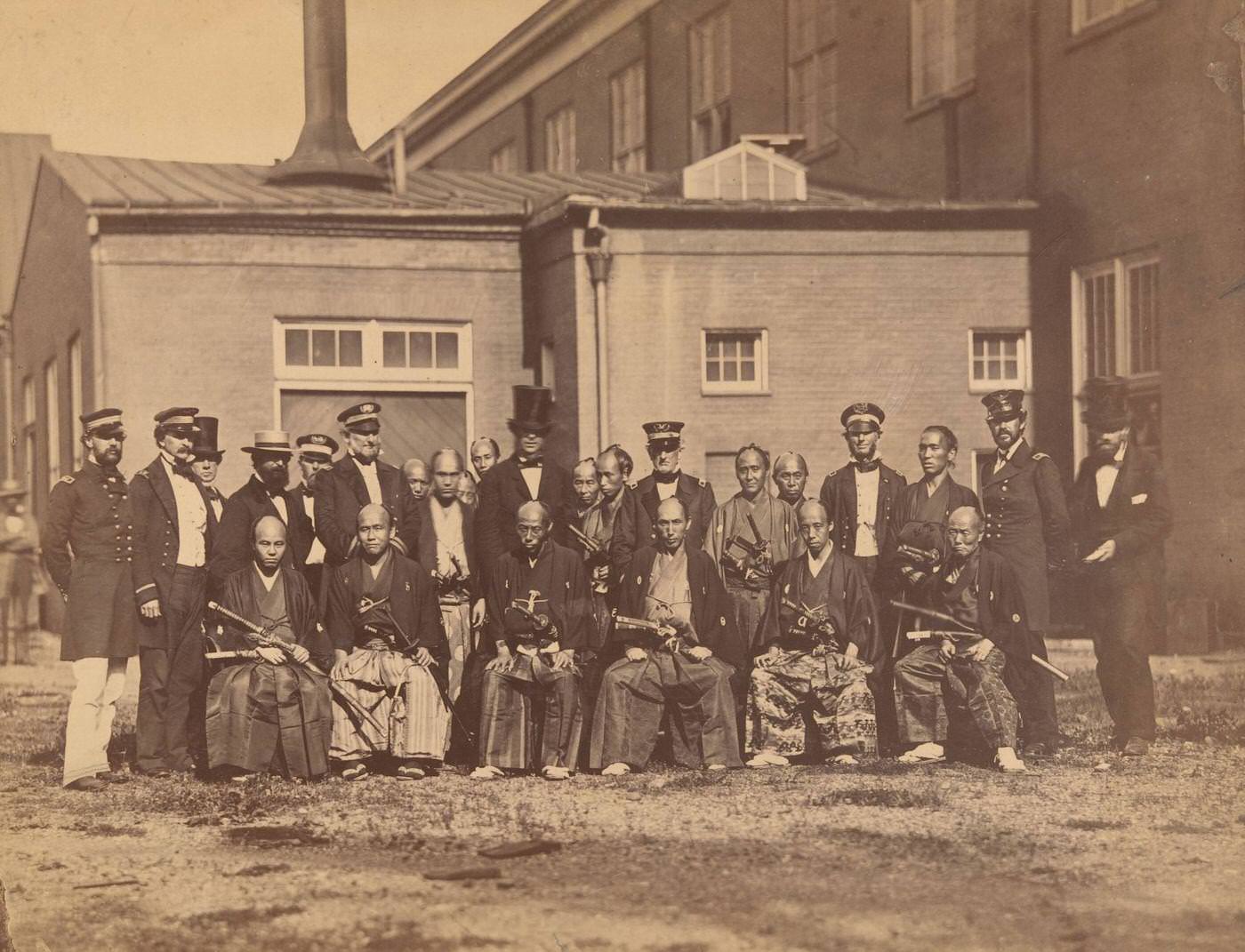 #98 Japanese Embassy, Navy Yard, Washington, D.C., 1860