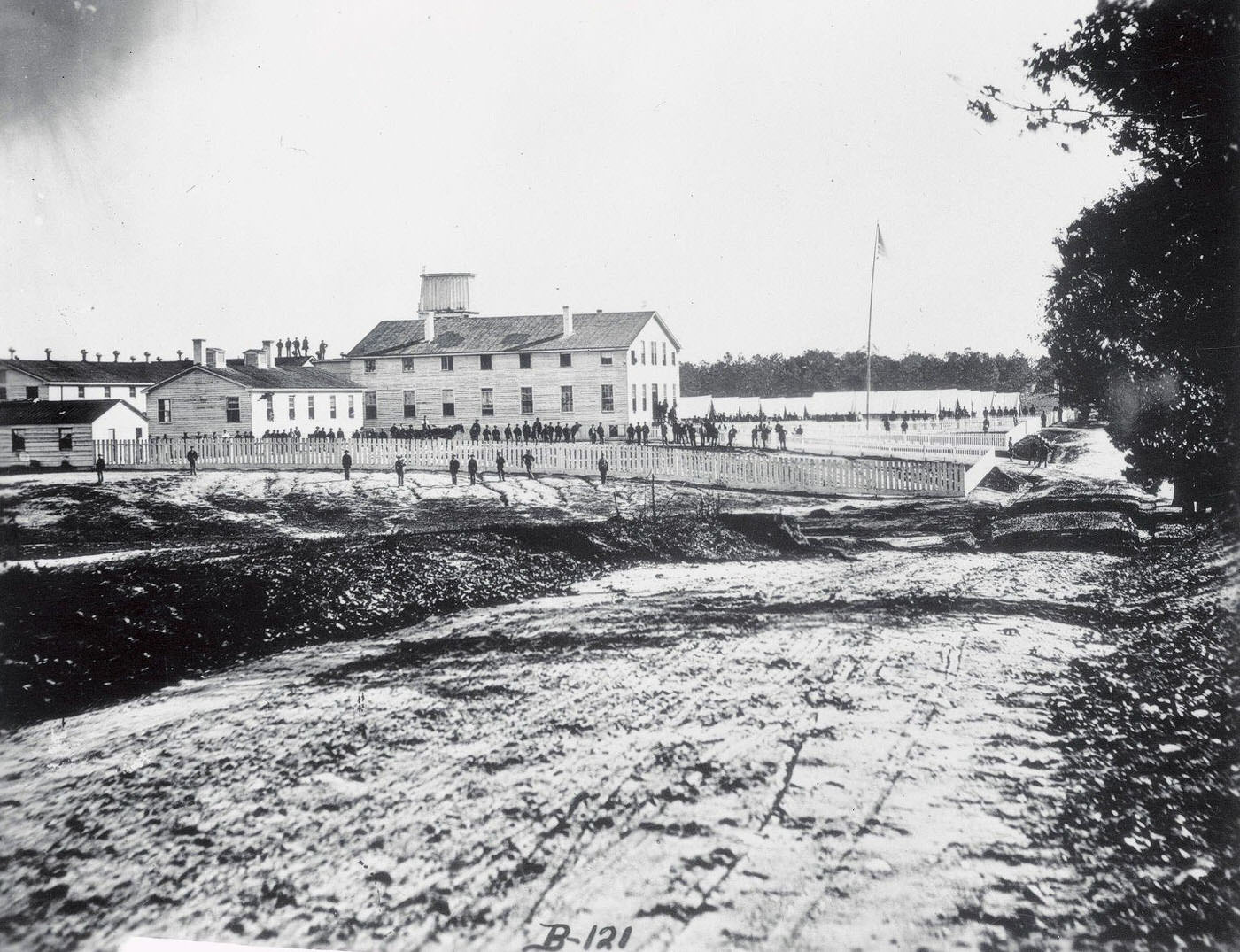 #100 Hospital During the Civil war, 1860s