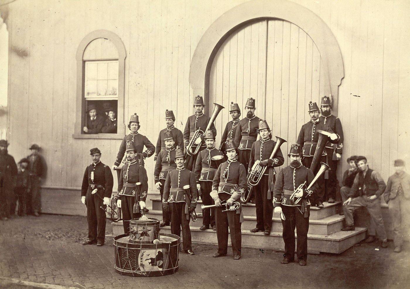 #108 Band of 10th Veteran Reserve Corps, Washington, D.C., April, 1865