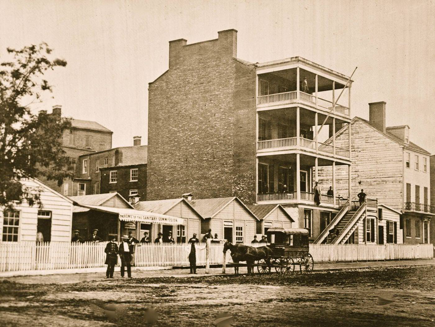 #12 Home of the Sanitary Commission, Washington, D.C., 1863