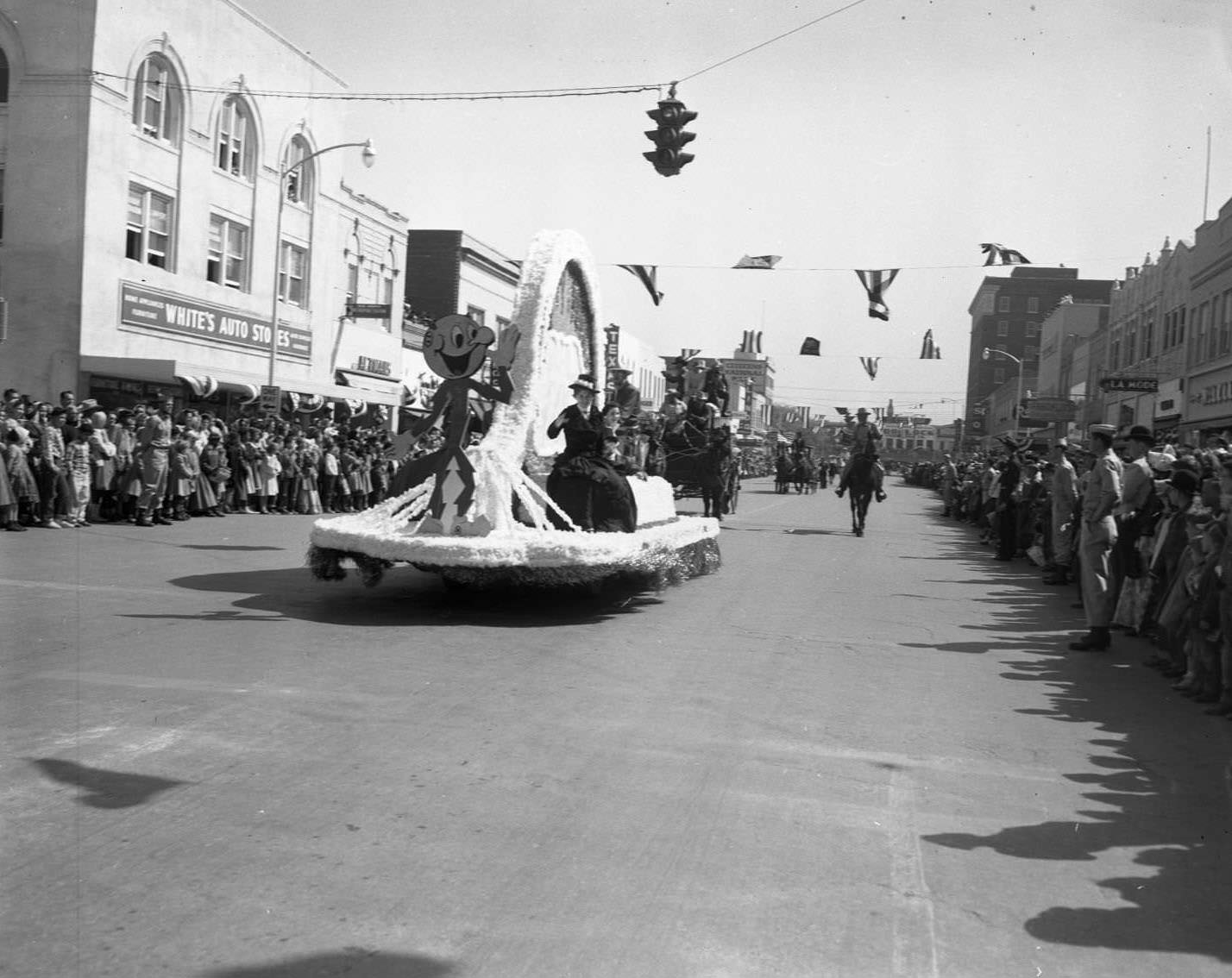 #114 West Texas Utilities Float in Parade, 1956