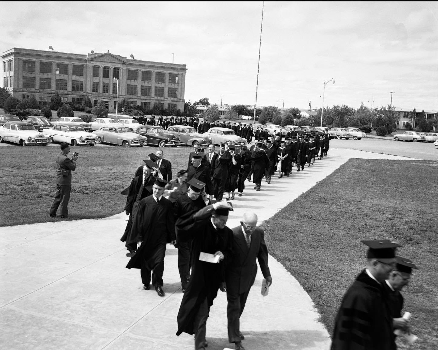 #127 McMurry College Graduation, 1955