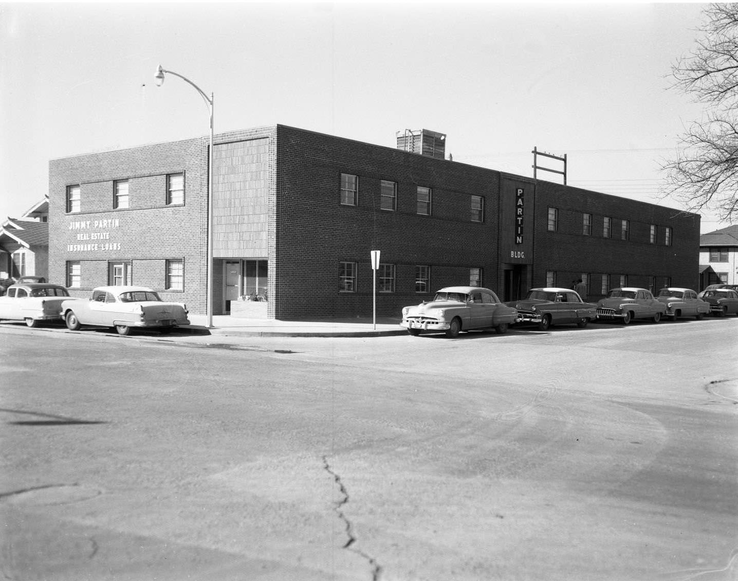 #146 The Partin Real Estate building on N. 4th St. in Abilene, 1956.