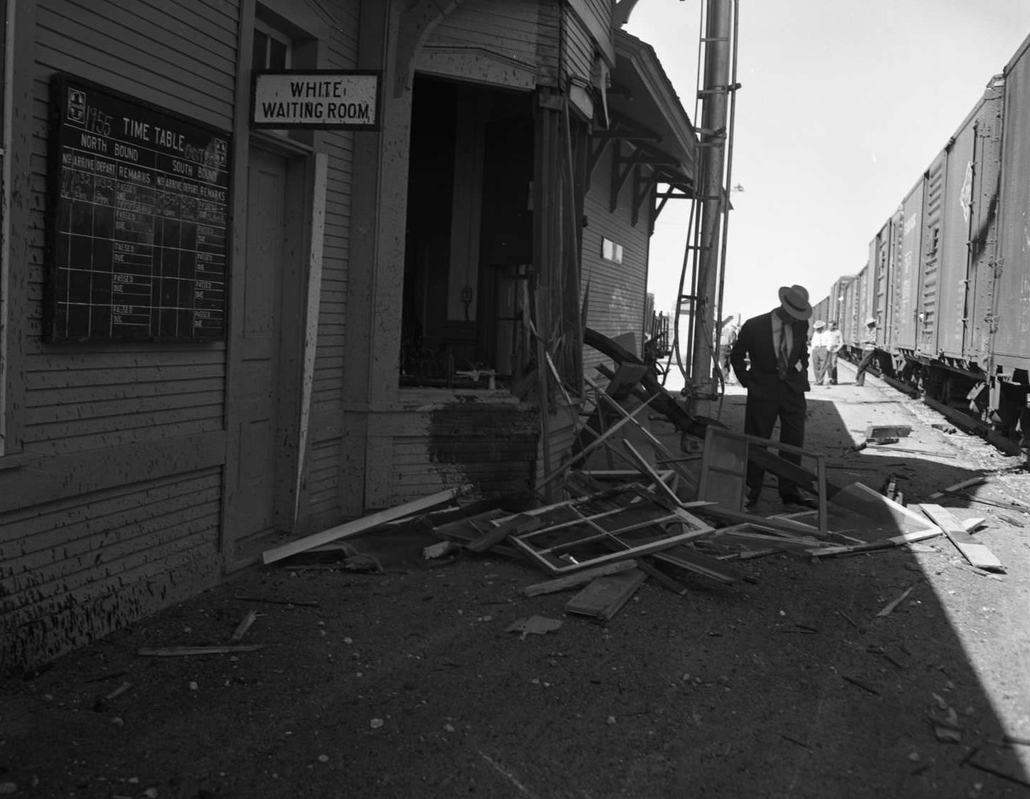 #204 Santa Fe Train Wreck, 1955