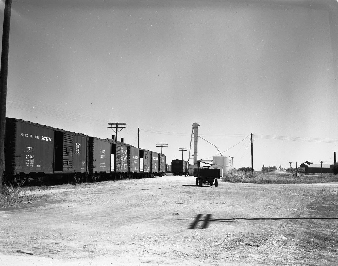 #188 Train and Farm Machinery, 1959