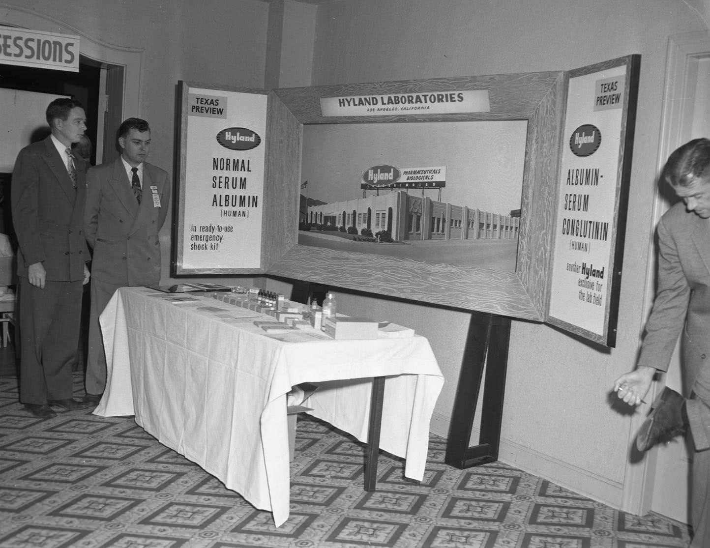 #22 The convention room at the Windsor Hotel, 1954