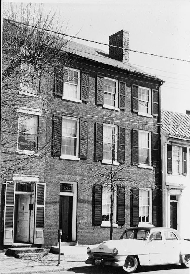 #26 South Fairfax Street Area Survey, 109 South Fairfax Street (House), Alexandria, 1970s