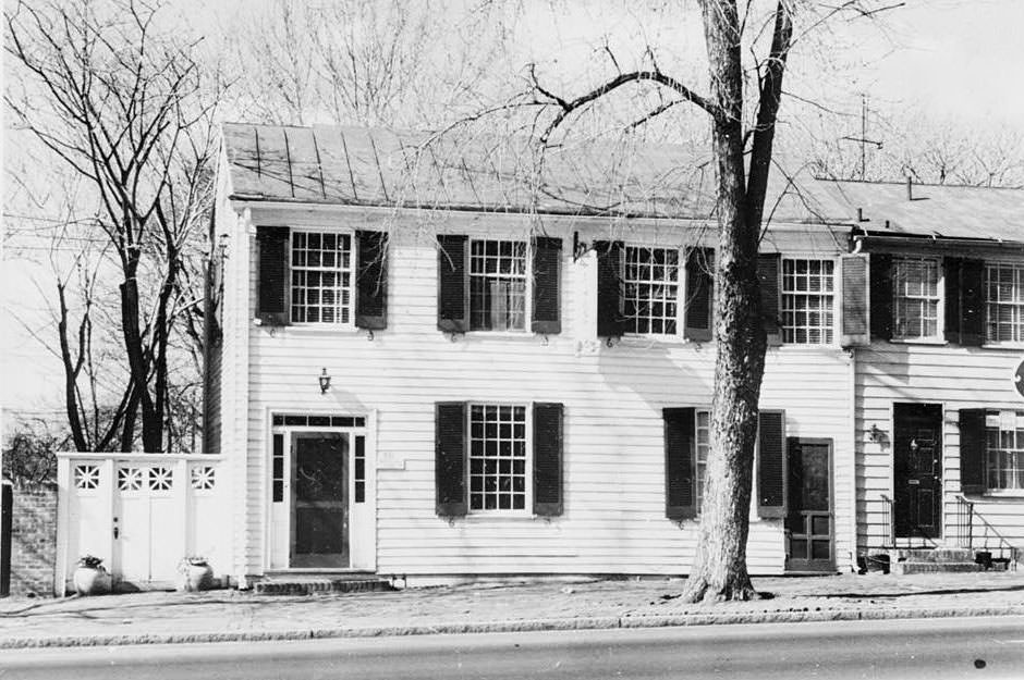 #45 Washington Street Area Survey, 411 South Washington Street (Row House), Alexandria, 1970s