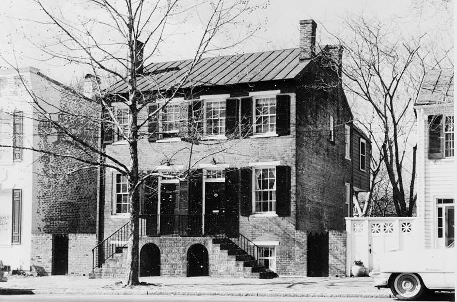 #46 Washington Street Area Survey, 415-417 South Washington Street (Double House), Alexandria, 1970s