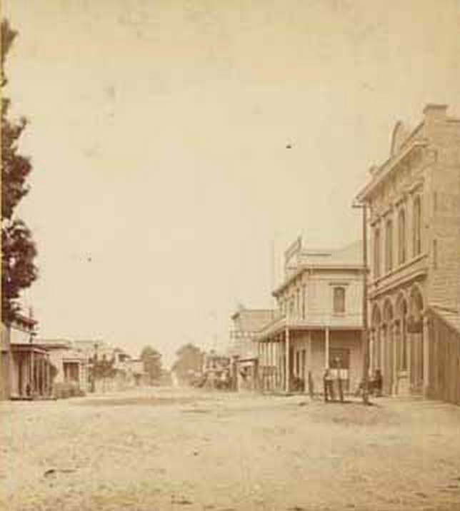 #56 Center St., Anaheim, Looking East, 1875