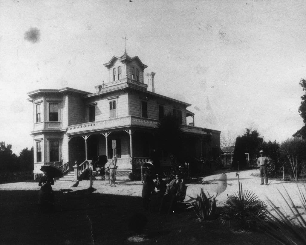 #6 Langenberger Residence, located on Sycamore Street at Clementine Street, Anaheim, 1880