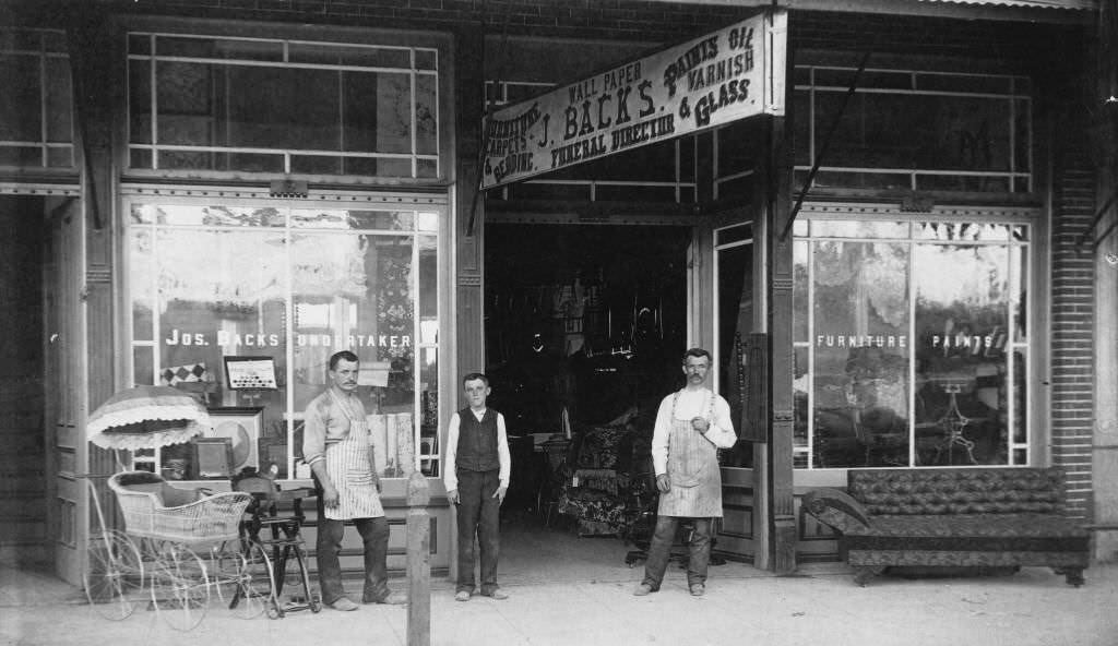 #34 Joseph Backs store, located at 125 Anaheim Blvd, 1886
