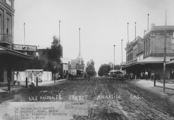 #77 Los Angeles Street, Anaheim in the late 1880’s