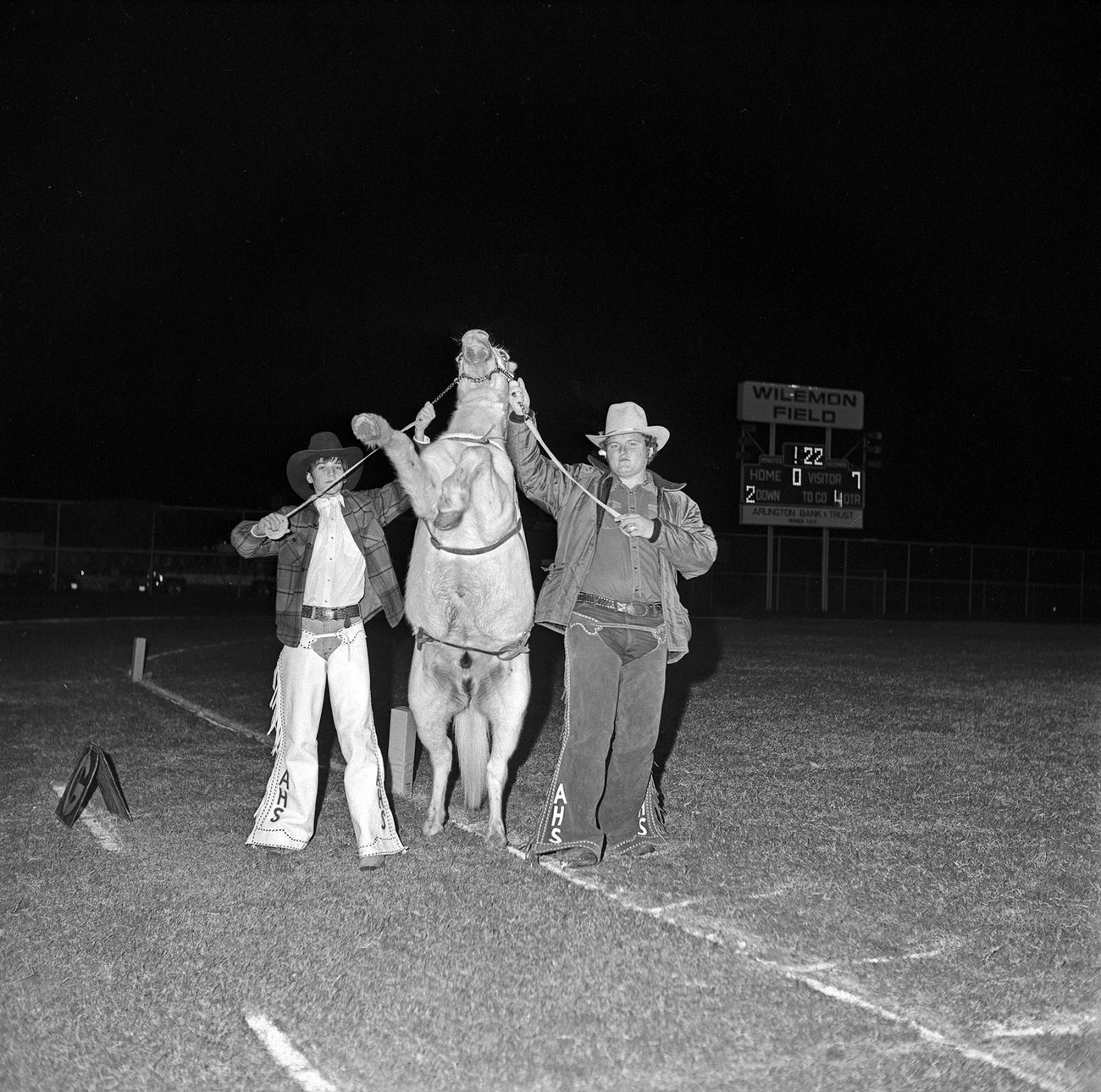 #19 Arlington High School Colts mascot, Little Arlie, 1974