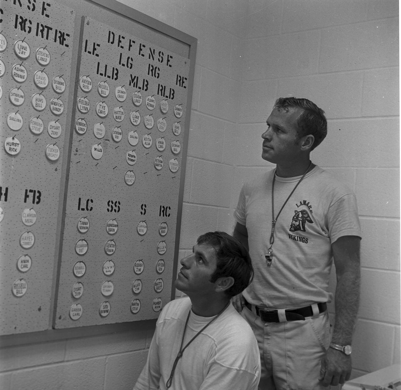 #37 Coach Peach of Lamar High School football, 1970