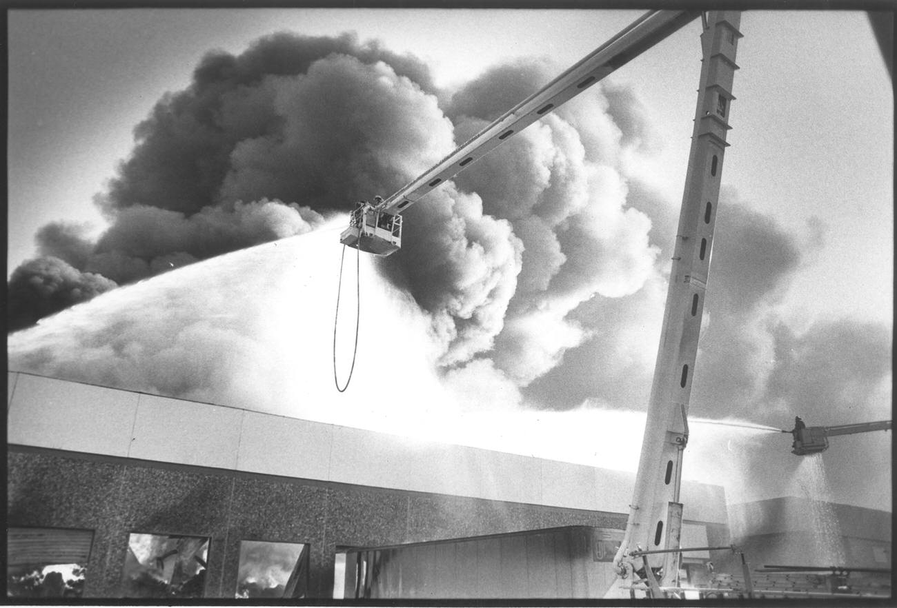 #50 Crisco fire at Greater Southwest area, Arlington, Texas, 1979