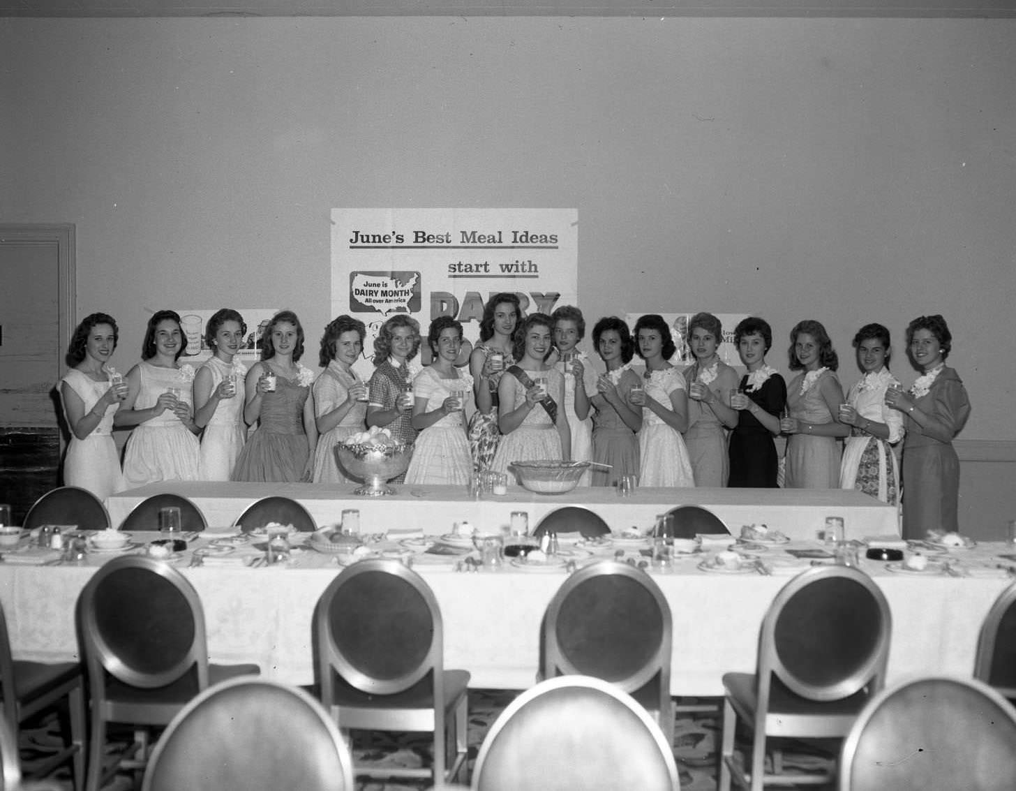#110 The crowning of the 1959 Mid-Texas Milk Producers Association Dairy Princess, 1957