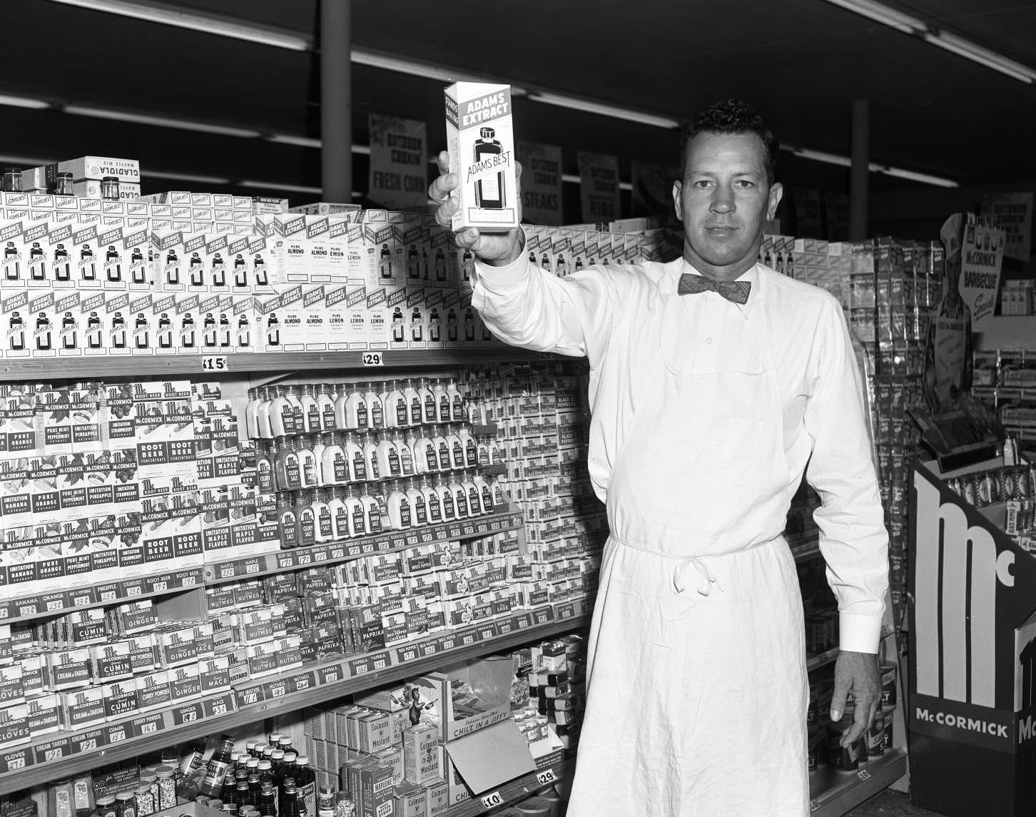 #15 Adams Extract display, 1956