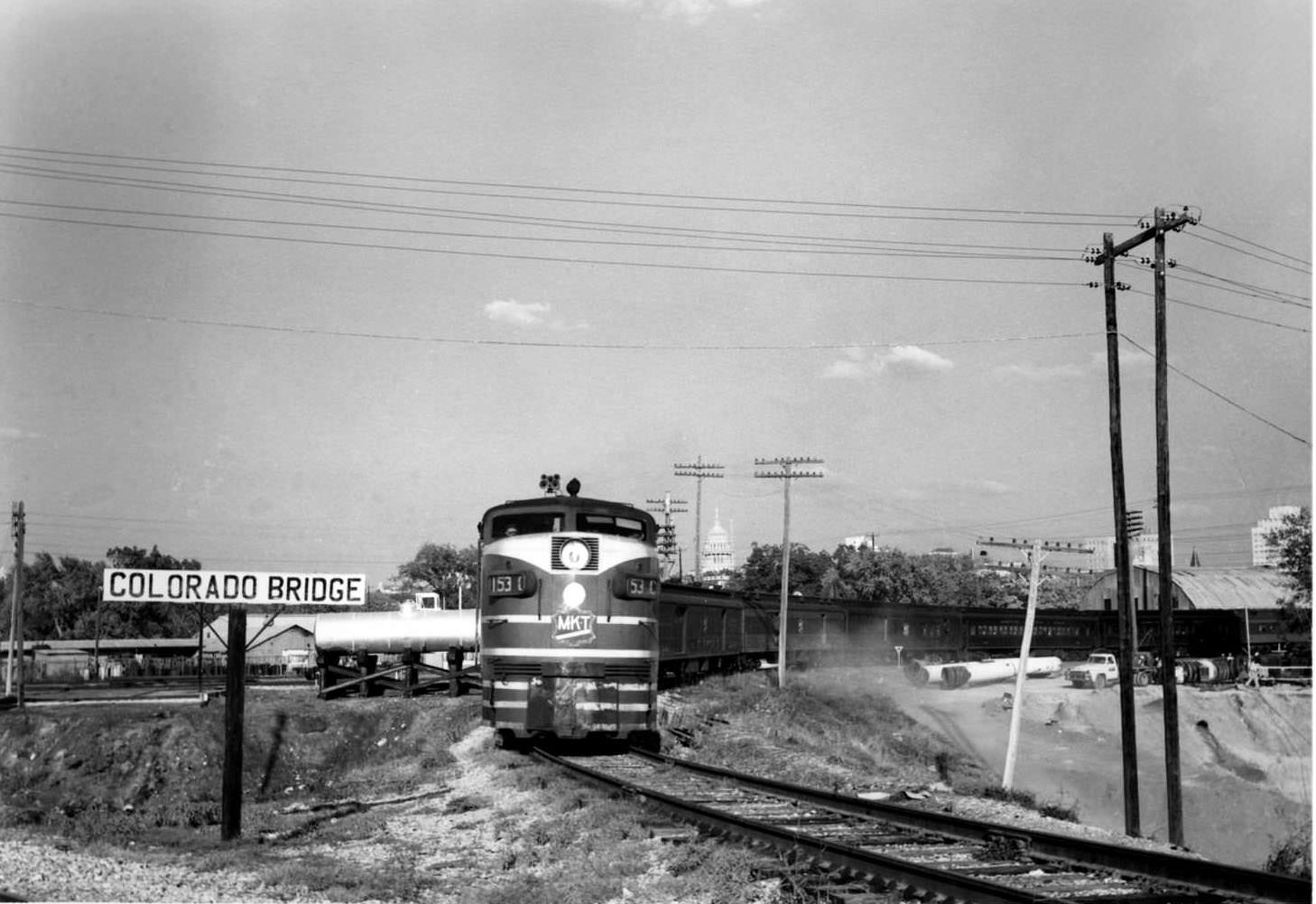 #4 The Bluebonnet departing from Austin, 1954