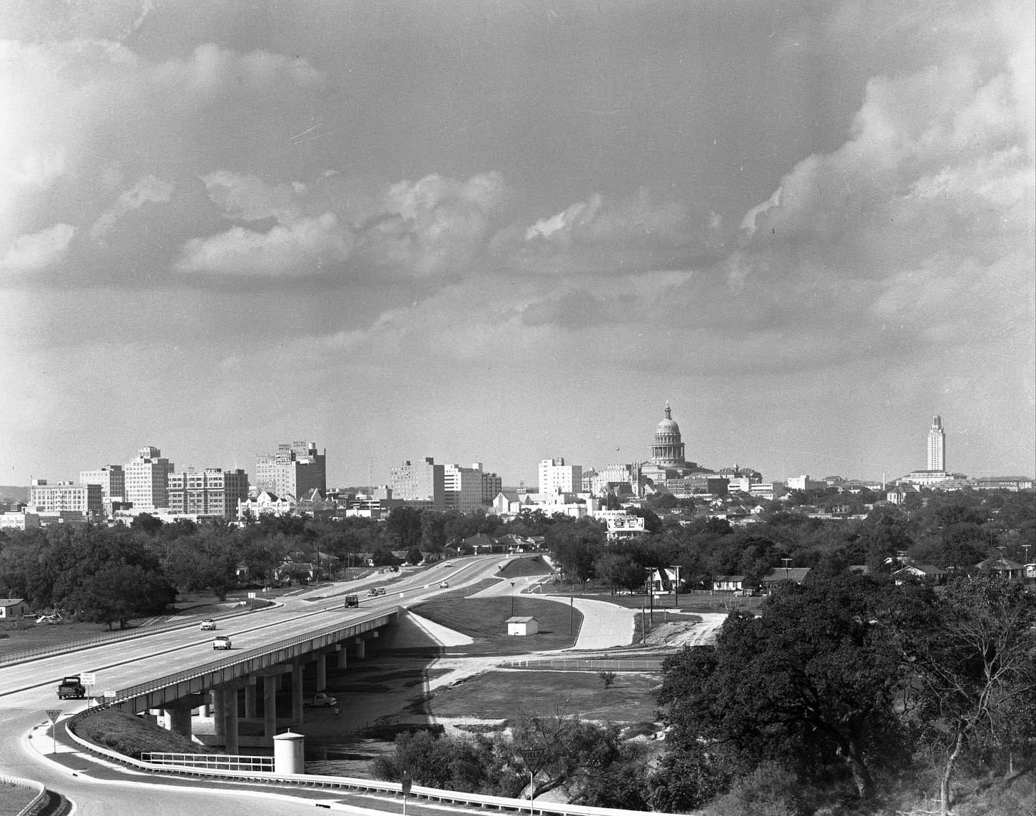 #11 Austin Skyline from I-35, 1957