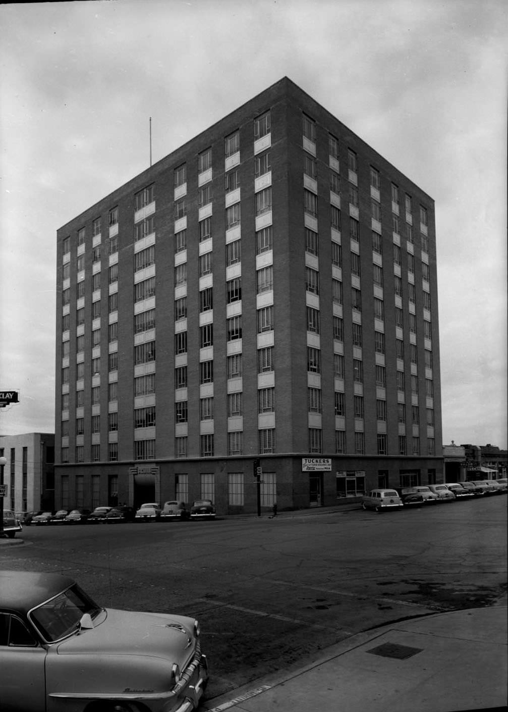 #179 View of The Brown Building at 708 Colorado, 1954