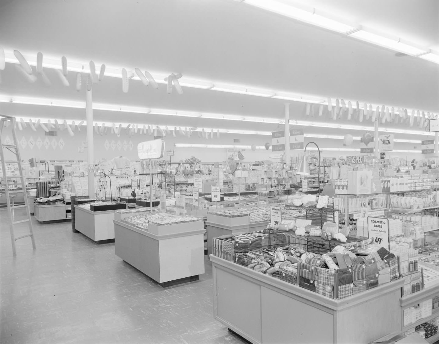 #148 The interior of the Kress store, 1961.