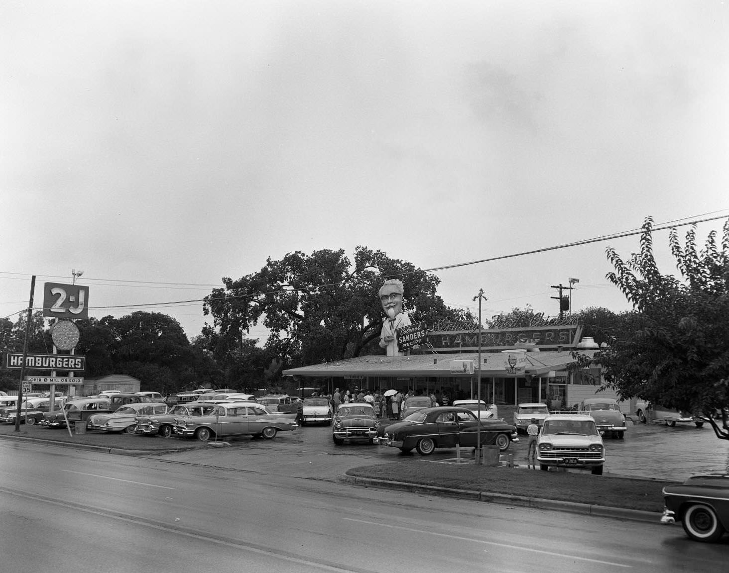 #46 2-J Hamburgers in Austin, Texas, 1960