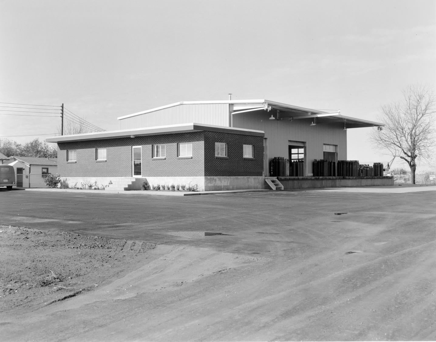 #157 Big Three Welding Co. building view, 1964.