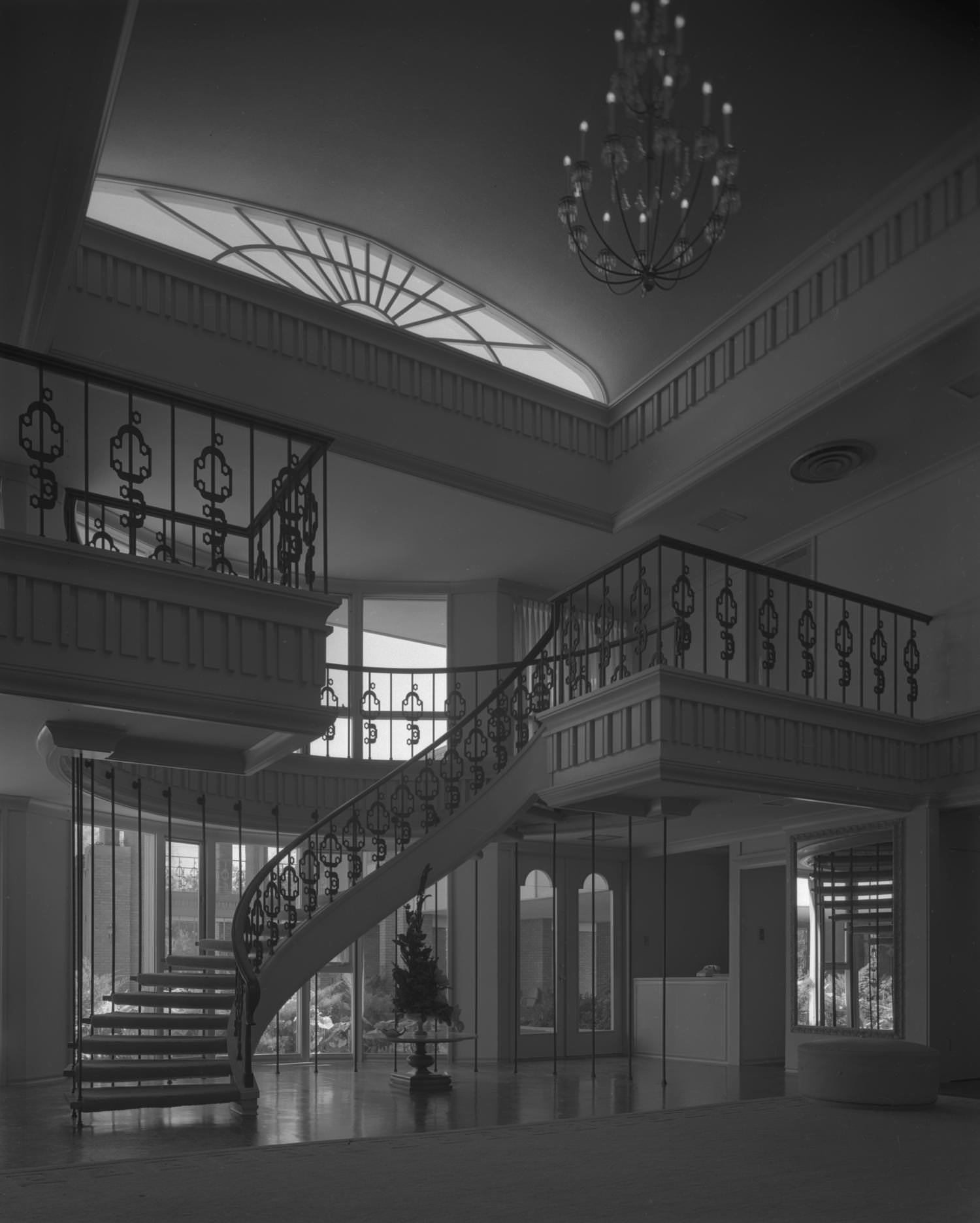 #37 The Greek revival styled interior of the Gamma Phi Beta sorority house located at 2622 Wichita Street, 1960