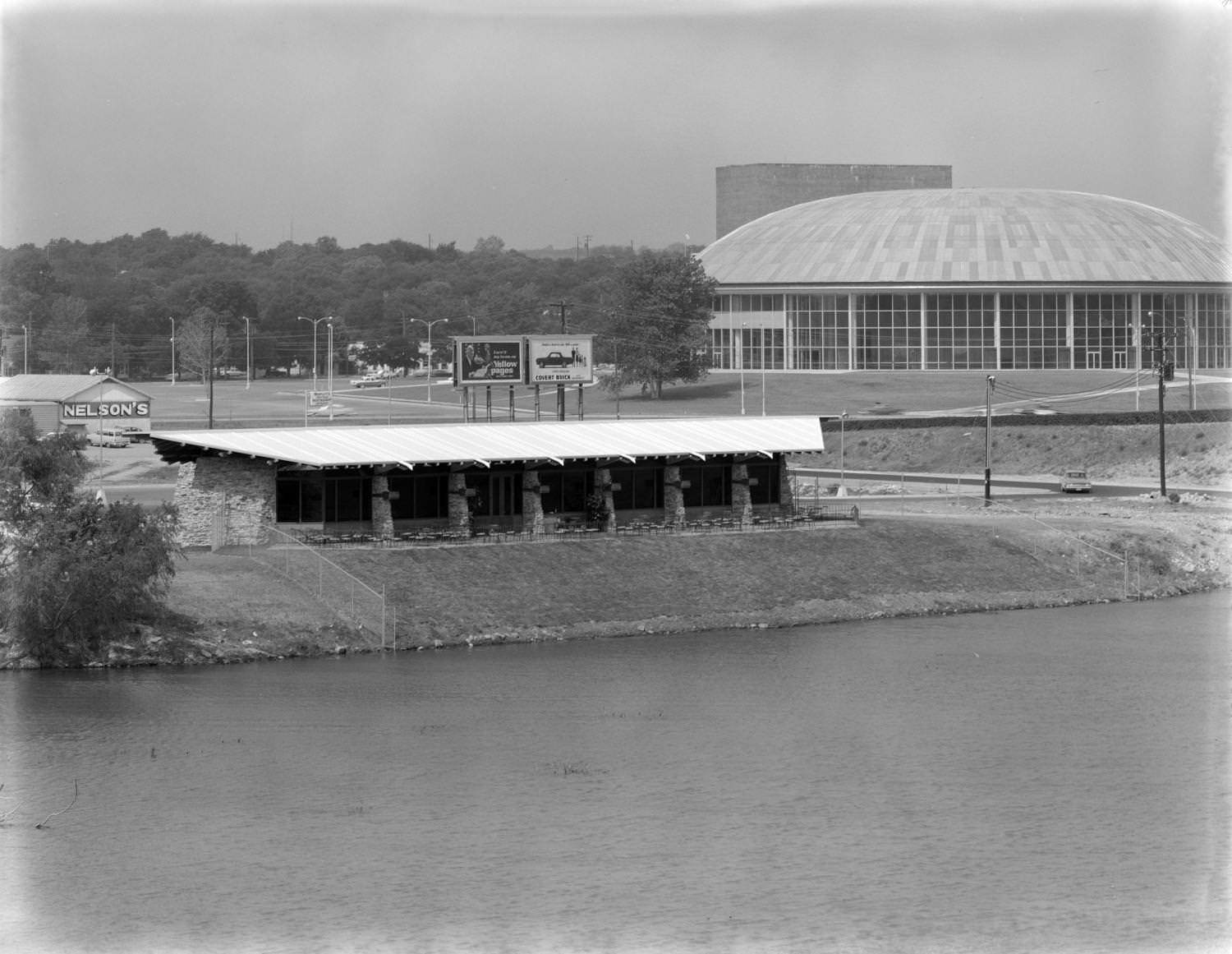 #20 Building on the Colorado River and Palmer Auditorium, 1963