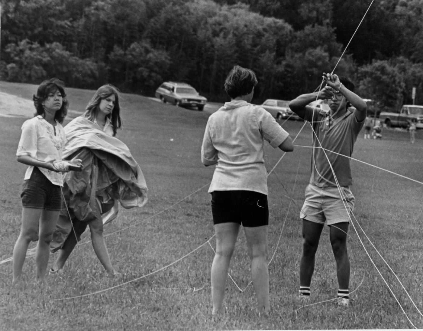 #27 All Tied up on Zilker Kite Field, 1969