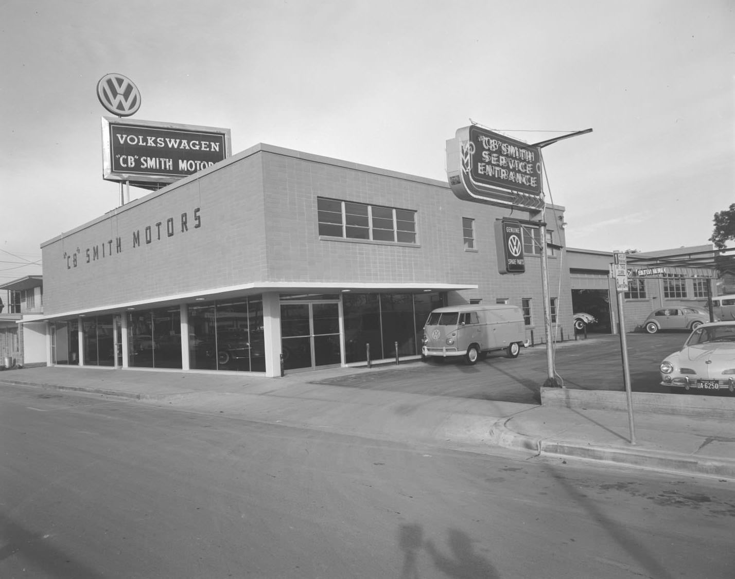 #61 Exterior of C.B. Smith Motors, Austin, 196