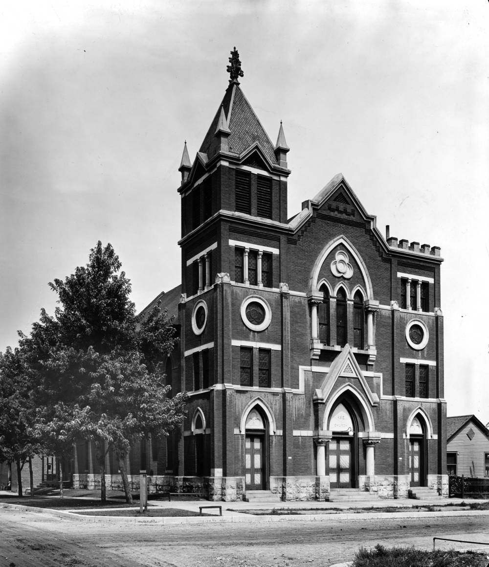 #115 Shorter African Methodist Episcopal Church at 23rd (Twenty-third) and Cheyenne Streets in the Five Points neighborhood of Denver, 1900s