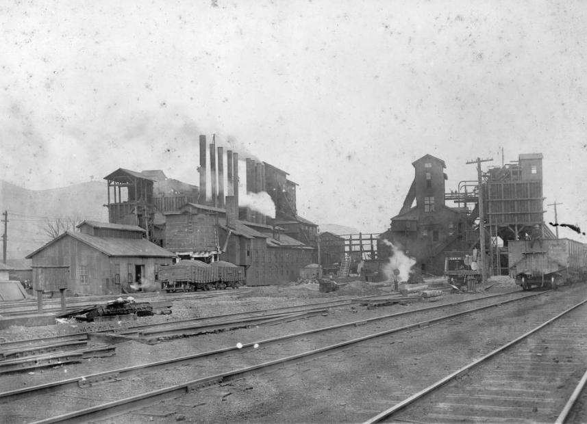 #185 Mine buildings at Segundo, 1900s