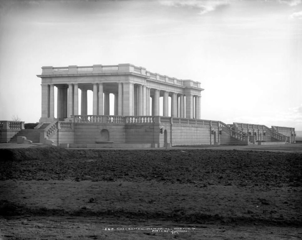 #2 View of Cheesman Memorial Pavilion, Cheesman Park, Denver, 1909
