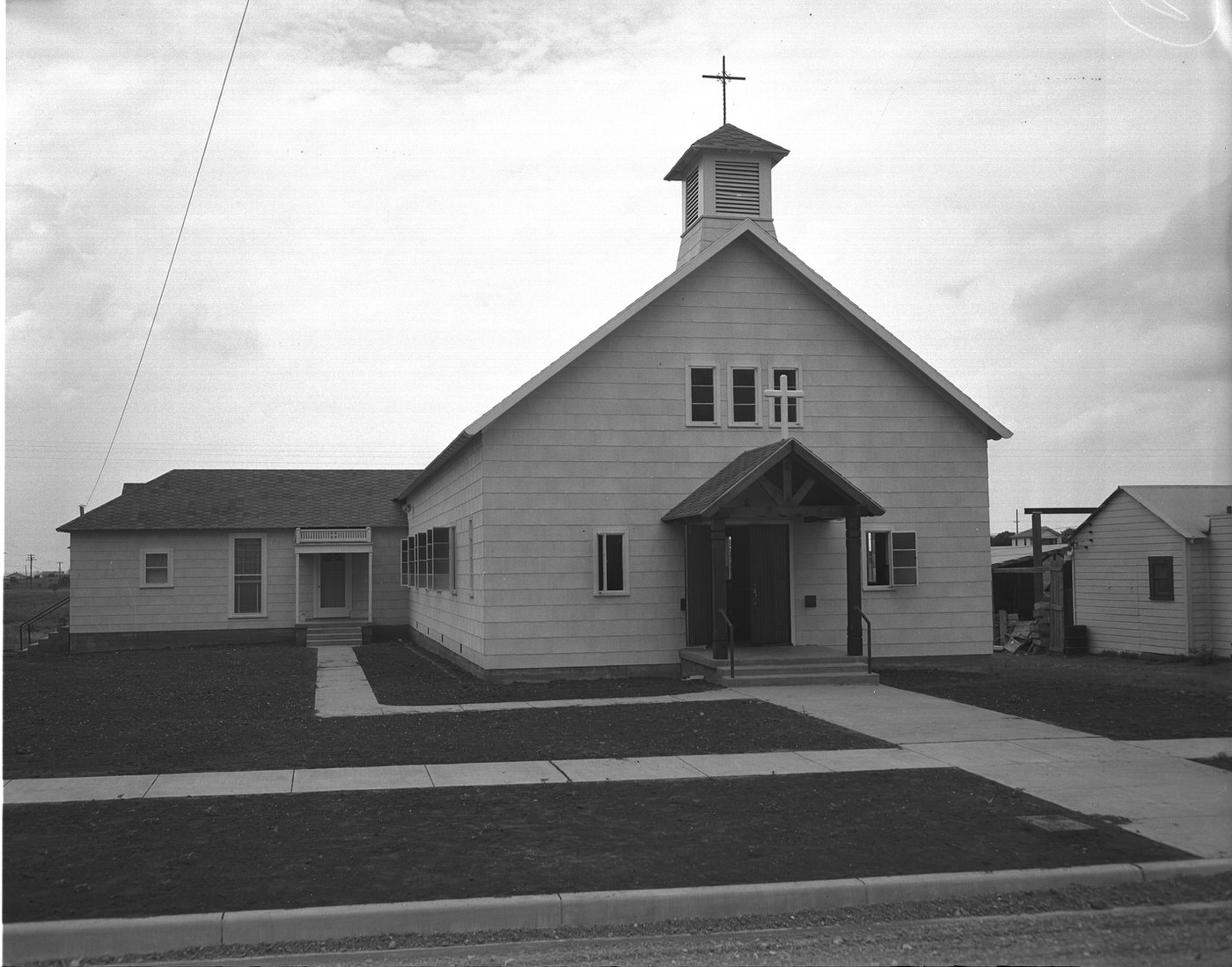 #166 The exterior of St. Alice’s Catholic Church, 1942