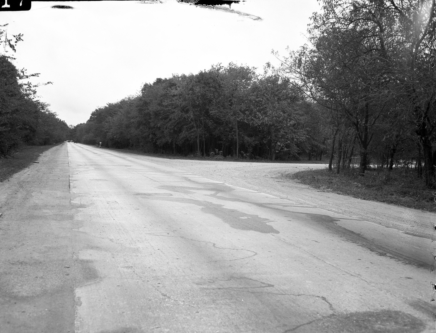 #60 Death scene on University Drive.1946
