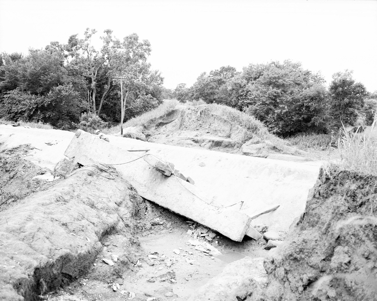 #108 Levee break flood scene, 1949