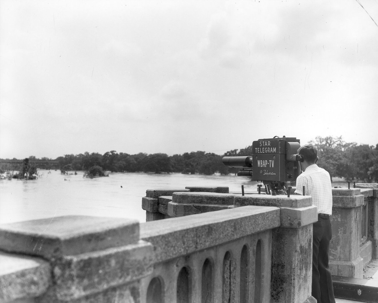 #11 Flood damage looking north, 1949